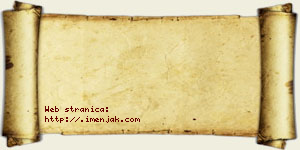 Dijana Tasojević vizit kartica